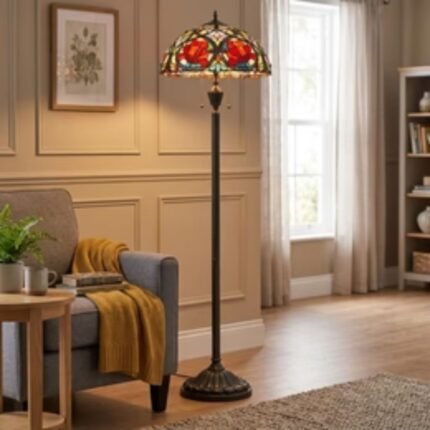 Quoizel Larissa Tiffany Floor Lamp | Tiffany Lamps for Sale