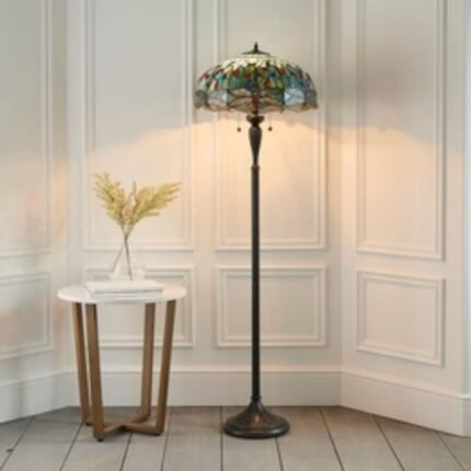 Blue Dragonfly Tiffany Floor Lamp | Tiffany Lamps for Sale
