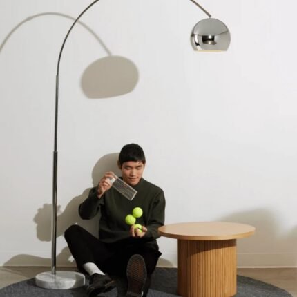 Olivia Floor Lamp Chrome | Chrome Floor Lamp