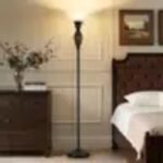 70" Floor Standing Lamp with Glass Shade | Novelty Lamps