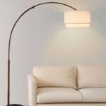 Mason Floor Lamp Dark Bronze | Marble Lamps
