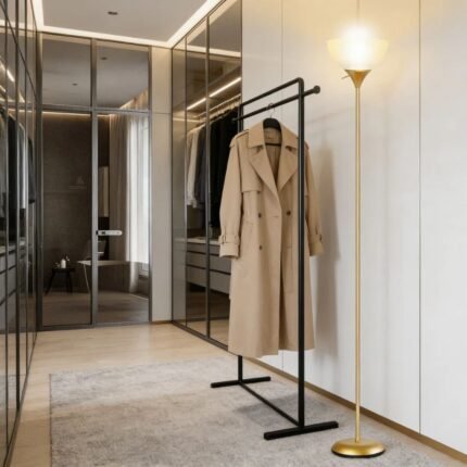 Nickel 4-Light Torchiere Floor Lamp | Silver Lamp