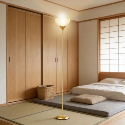 Modern Floor Lamp with Drop-Resistant Shade | Modern Floor Lamp