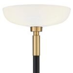 Modern Light Blaster Torchiere Floor Lamp | Glass Floor Lamp