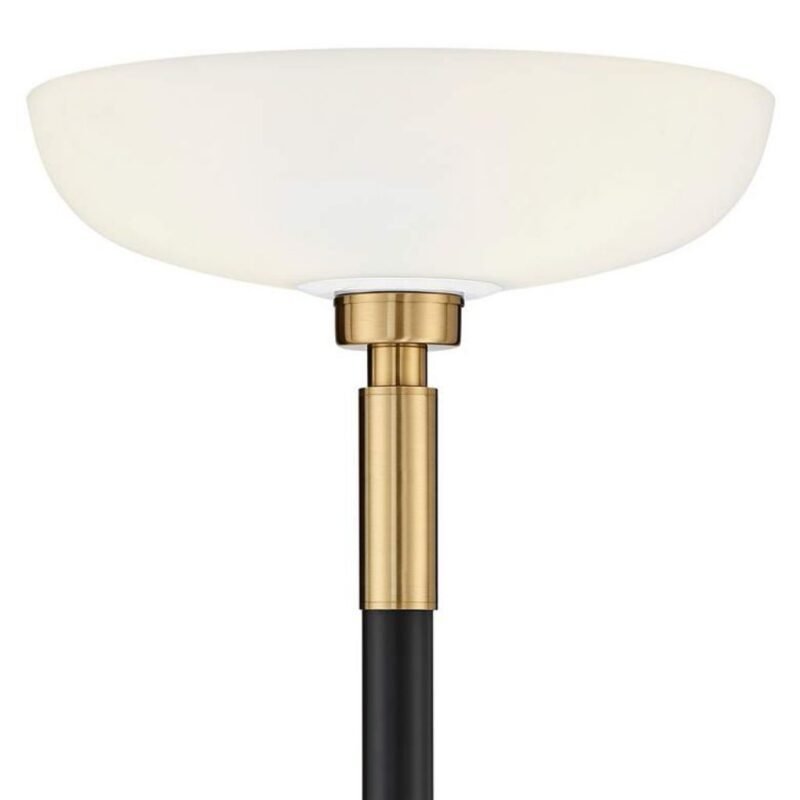 Modern Light Blaster Torchiere Floor Lamp | Glass Floor Lamp