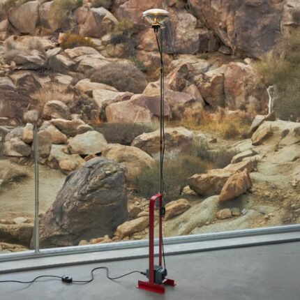 Toio Led Lamp Red | Modern Floor Sculpture