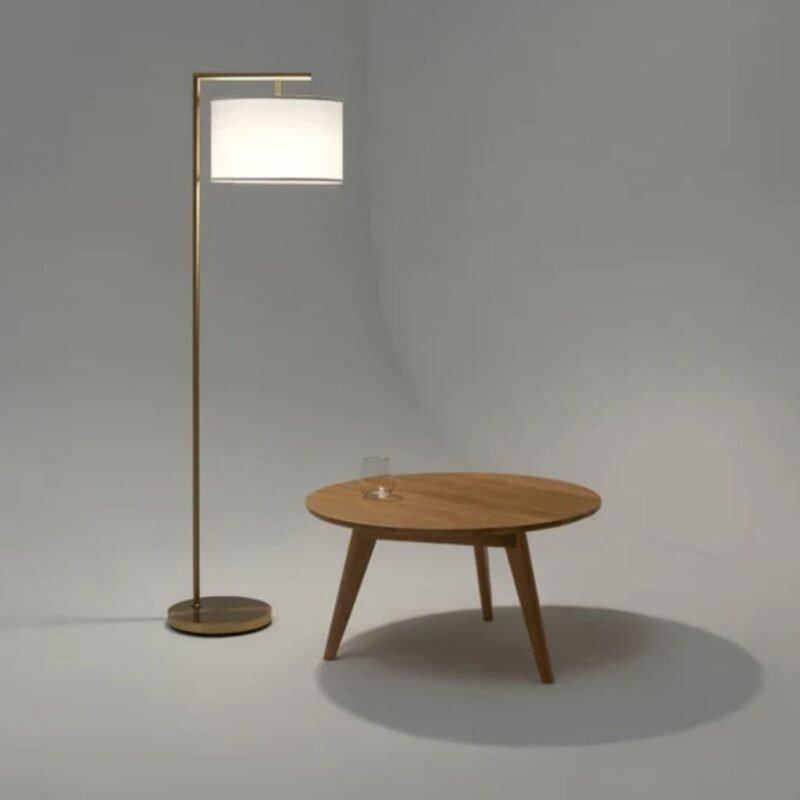 Montage Modern Floor Lamp Antique Brass | Brass Floor Lamps