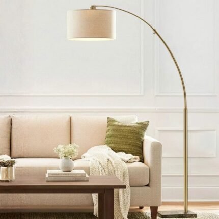 Logan Floor Lamp Antique Brass | Deco Art Lamp