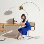Olivia Floor Lamp Brass | Lamps with Gold