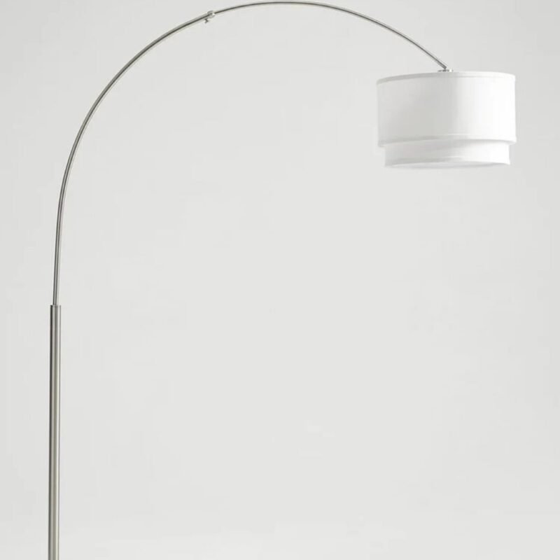 Mason Floor Lamp Silver | Arc Lamps