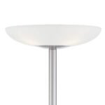Nickel 4-Light Torchiere Floor Lamp