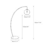 Joni Arc Floor Lamp | Globe Floor Lamp
