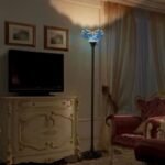 Pole Vintage Dragonfly Style Floor Lamps | Industrial Style Floor Lamp