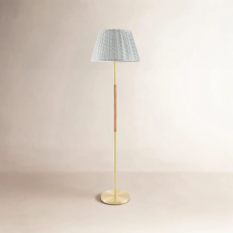 62" Floor Lamp Gray | Floor Lamp Gold