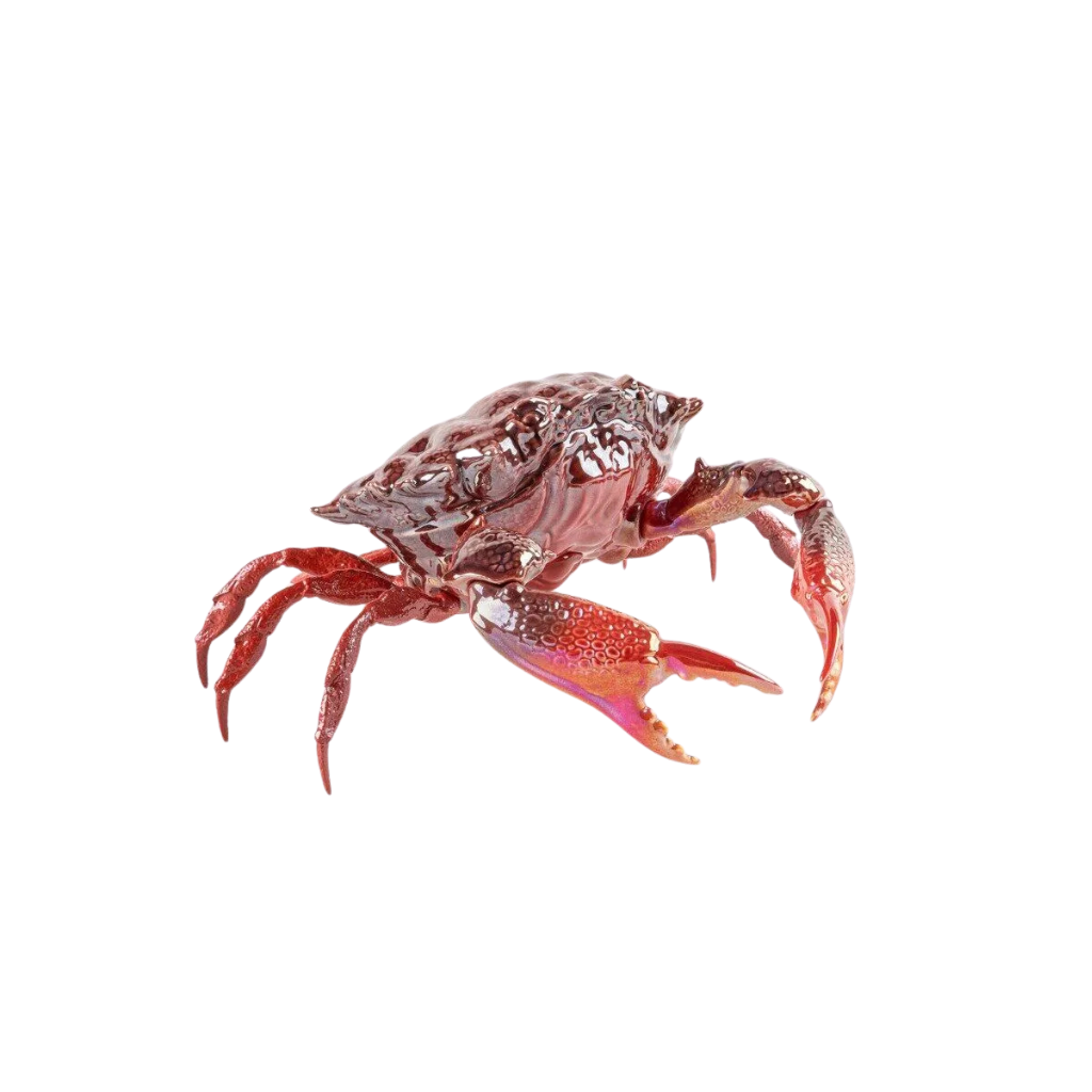 CRAB SCULPTURE RED from the Kings of the Sea collection by sculptor José Luis Santes CRAB SCULPTURE RED from the Kings of the Sea collection by sculptor José Luis Santes