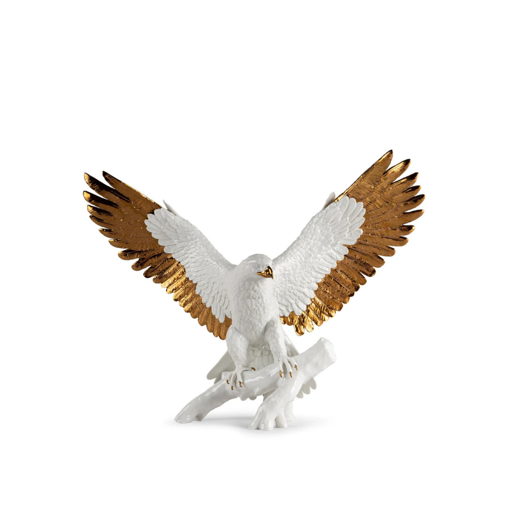 FREEDOM EAGLE SCULPTURE WHITE COPPER, wild soul collection, 18.9 inches tall FREEDOM EAGLE SCULPTURE WHITE COPPER, wild soul collection, 18.9 inches tall