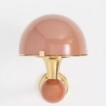 MERVE KAHRAMAN CABINET OF CURIOSITIES MUSHROOM GLASS SCONCE WALL LIGHT IN TERRACOTTA