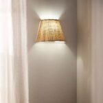 SCALLOPED WALL SCONCE WALL LIGHT IN NEUTRAL