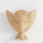 SOLIE WOVEN WICKER WALL SCONCE