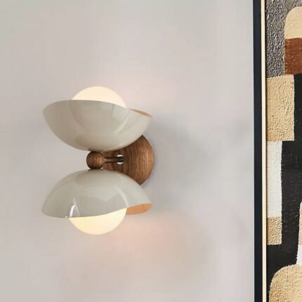 EMILE CHROME DOUBLE SCONCE WALL LIGHT