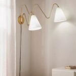 ONDA IRON DOUBLE PLUG-IN SCONCE WALL LIGHT