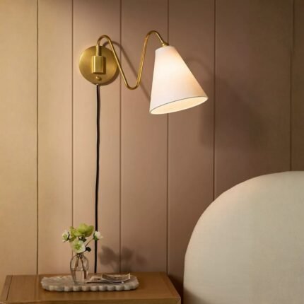 ONDA IRON SINGLE PLUG-IN SCONCE WALL LIGHT