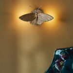 LUNA METAL MOTH SCONCE WALL LIGHT