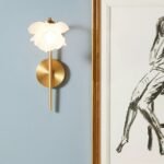 BLOSSOM GLASS FLOWER SCONCE WALL LIGHT