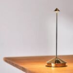 PINA PRO METALLIC CORDLESS RECHARGEABLE LED TABLE LAMP
