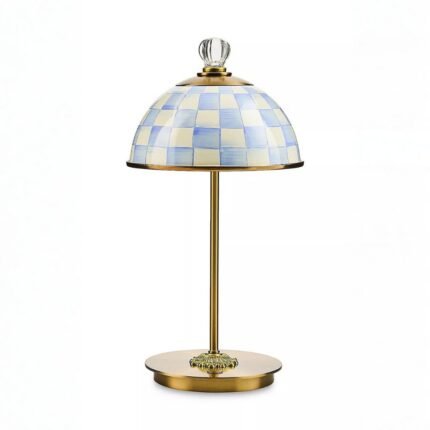 MACKENZIE-CHILDS LED RECHARGEABLE CORDLESS DOME TABLE LAMP
