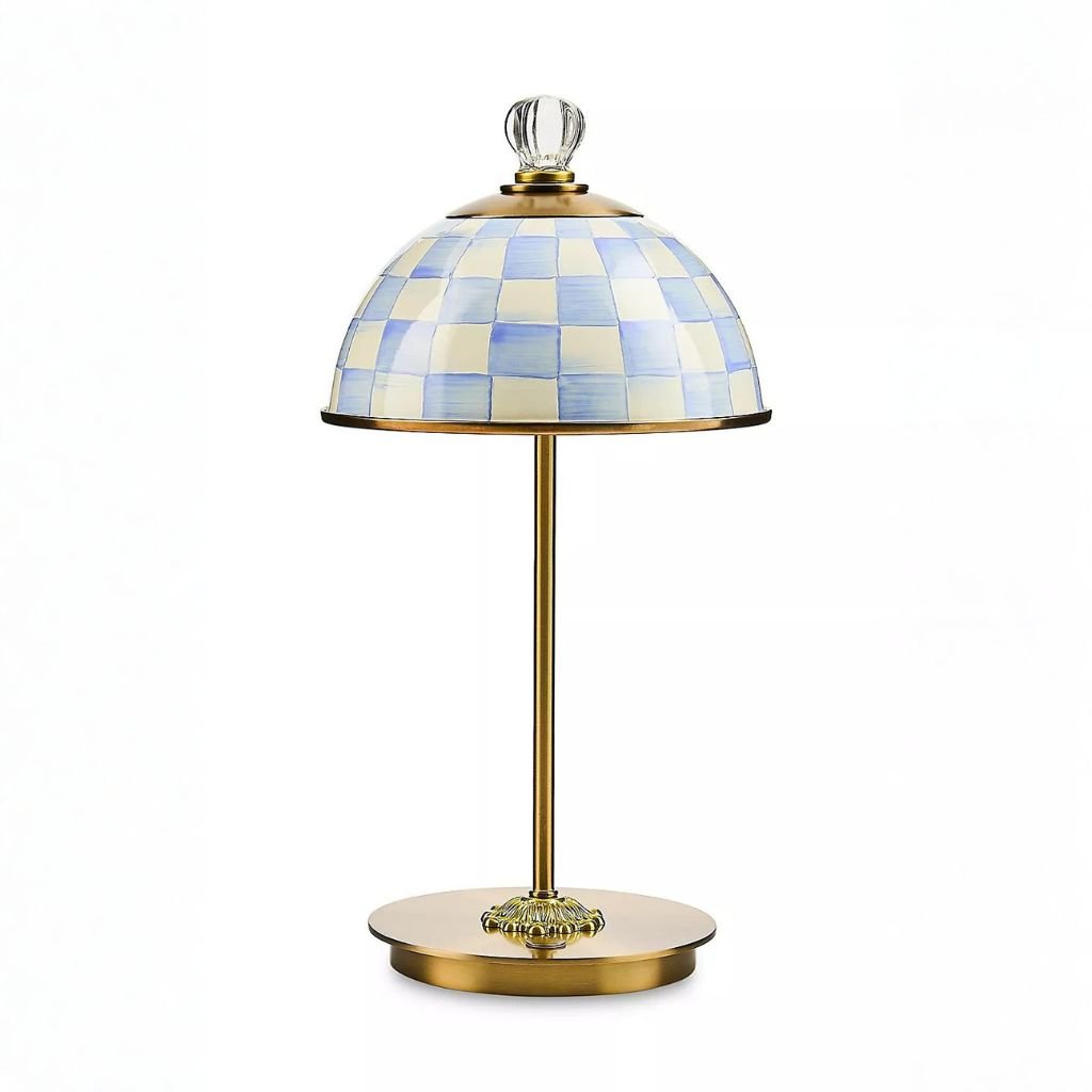 MACKENZIE-CHILDS LED RECHARGEABLE CORDLESS DOME TABLE LAMP MACKENZIE-CHILDS LED RECHARGEABLE CORDLESS DOME TABLE LAMP