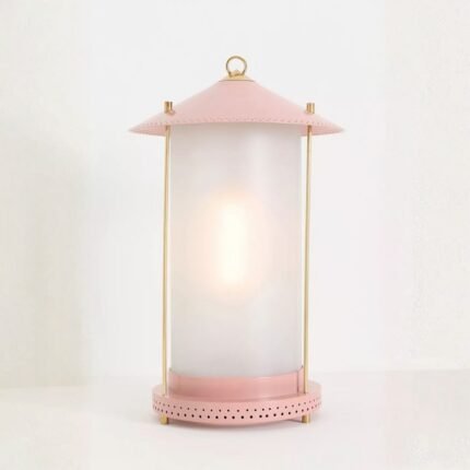 STEFAN CORDLESS RECHARGEABLE LANTERN BLUSH