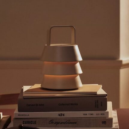 FERM LIVING LUVER STACKED PORTABLE RECHARGEABLE LAMP