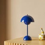 FLOWERPOT V9 CORDLESS RECHARGEABLE LED TABLE LAMP BLUE