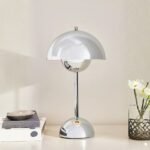 FLOWERPOT V9 CORDLESS RECHARGEABLE LED METALLIC TABLE LAMP