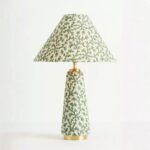 LULU PRINTED FABRIC UPHOLSTERED EMPIRE TABLE LAMP IRENA