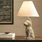 ICON DOG TABLE LAMP GOLDENDOODLE
