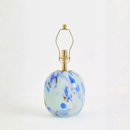 SPECKLED GLASS TABLE LAMP BASE