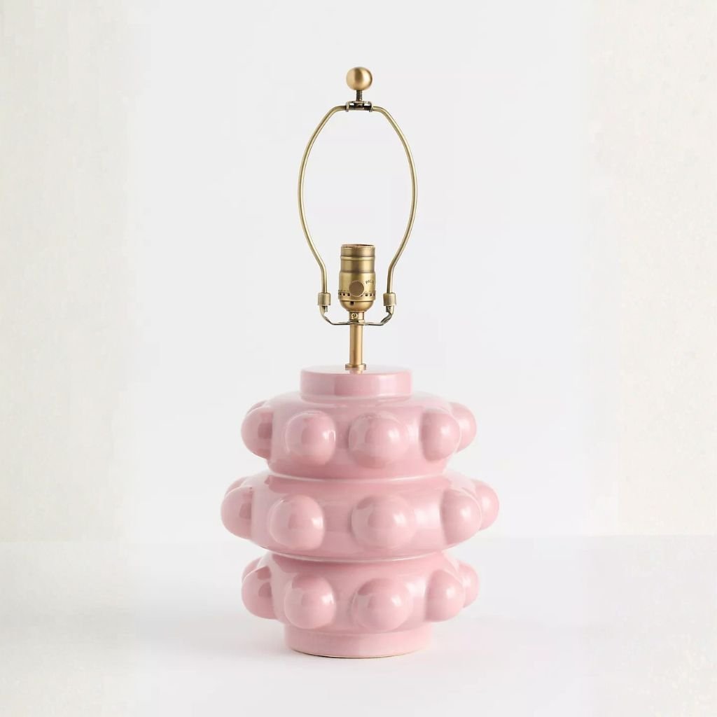 DOTTED CERAMIC TABLE LAMP BASE DOTTED CERAMIC TABLE LAMP BASE