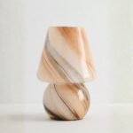 LEFKADA SWIRLED GLASS TABLE LAMP