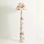 LULU PRINTED FABRIC UPHOLSTERED EMPIRE FLOOR LAMP CAMILLE