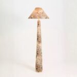LULU PRINTED FABRIC UPHOLSTERED EMPIRE FLOOR LAMP FRANCOIS