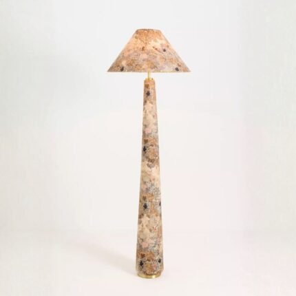 LULU PRINTED FABRIC UPHOLSTERED EMPIRE FLOOR LAMP FRANCOIS