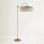 SINCLAIR TASSEL FRINGED LINEN FLOOR LAMP IRENA