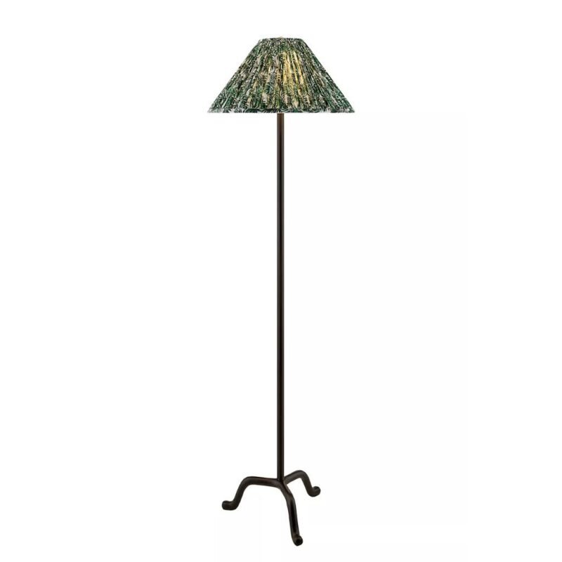 KUKIO PRINTED SHADE FLOOR LAMP GREEN