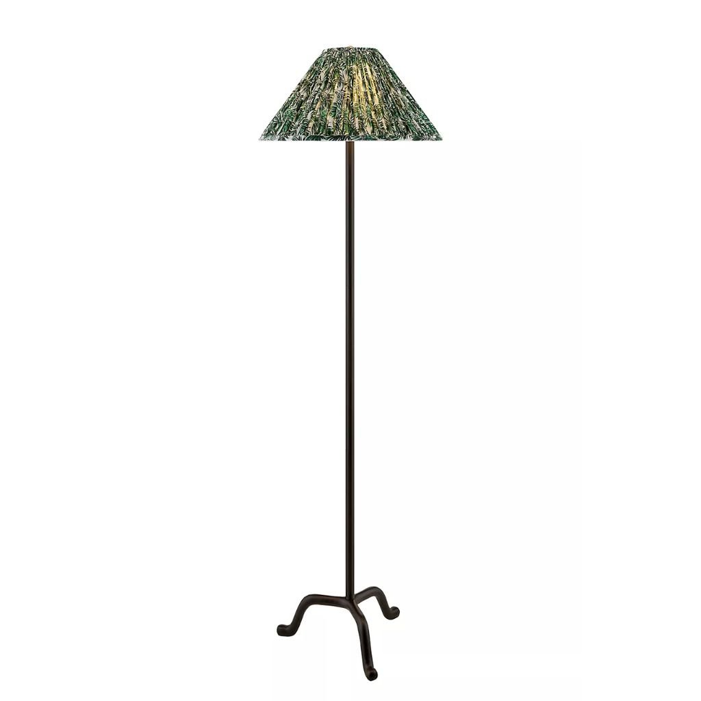 KUKIO PRINTED SHADE FLOOR LAMP GREEN KUKIO PRINTED SHADE FLOOR LAMP GREEN