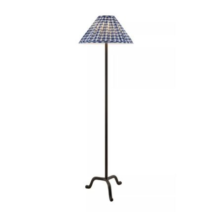 KUKIO PRINTED SHADE FLOOR LAMP BLUE