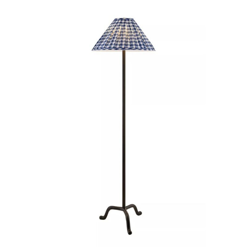 KUKIO PRINTED SHADE FLOOR LAMP BLUE