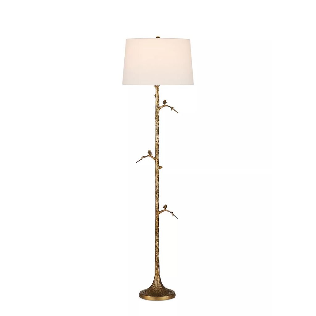 PIAF NATURE INSPIRED TAPERED LINEN SHADE FLOOR LAMP PIAF NATURE INSPIRED TAPERED LINEN SHADE FLOOR LAMP
