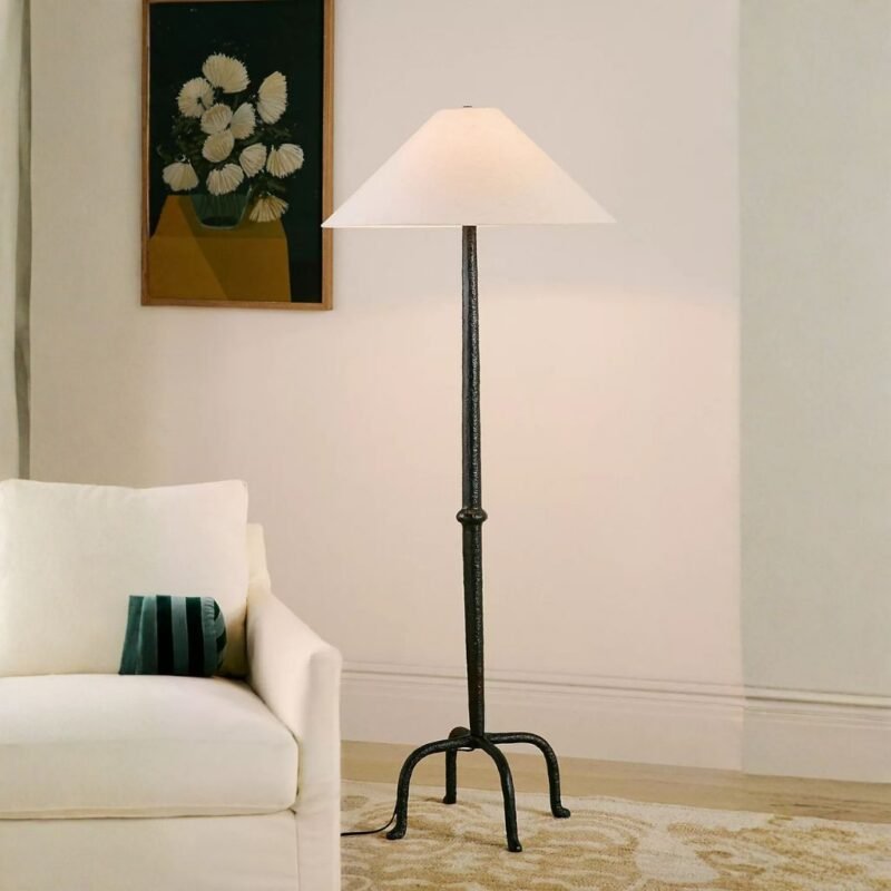 NEVILLE BLACK FLOOR LAMP